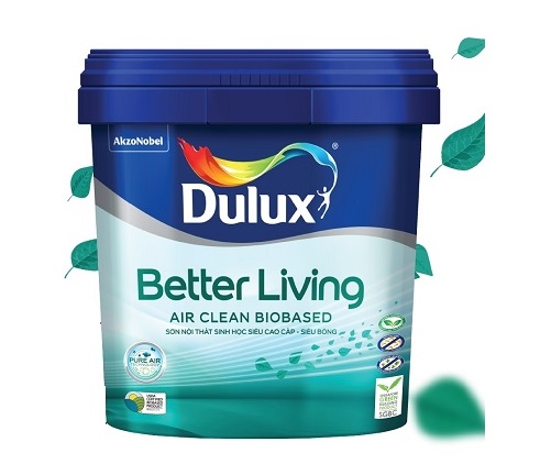 Sơn nội thất gốc sinh học Dulux Better Living Air Clean Siêu Bóng