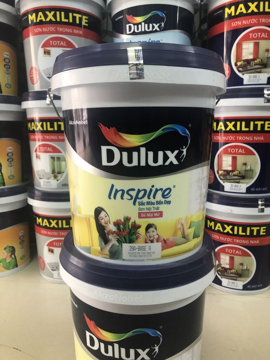 Dulux Inspire Nội Thất Sắc Màu Bền Đẹp Bề Mặt Bóng18l