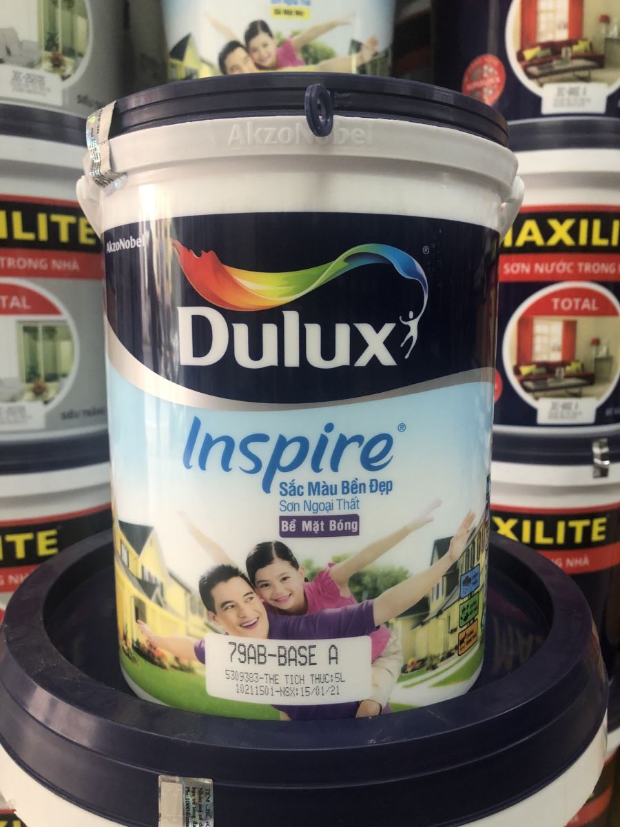 Dulux Inspire Ngoại Thất Sắc Màu Bền Đẹp Bề Mặt Bóng